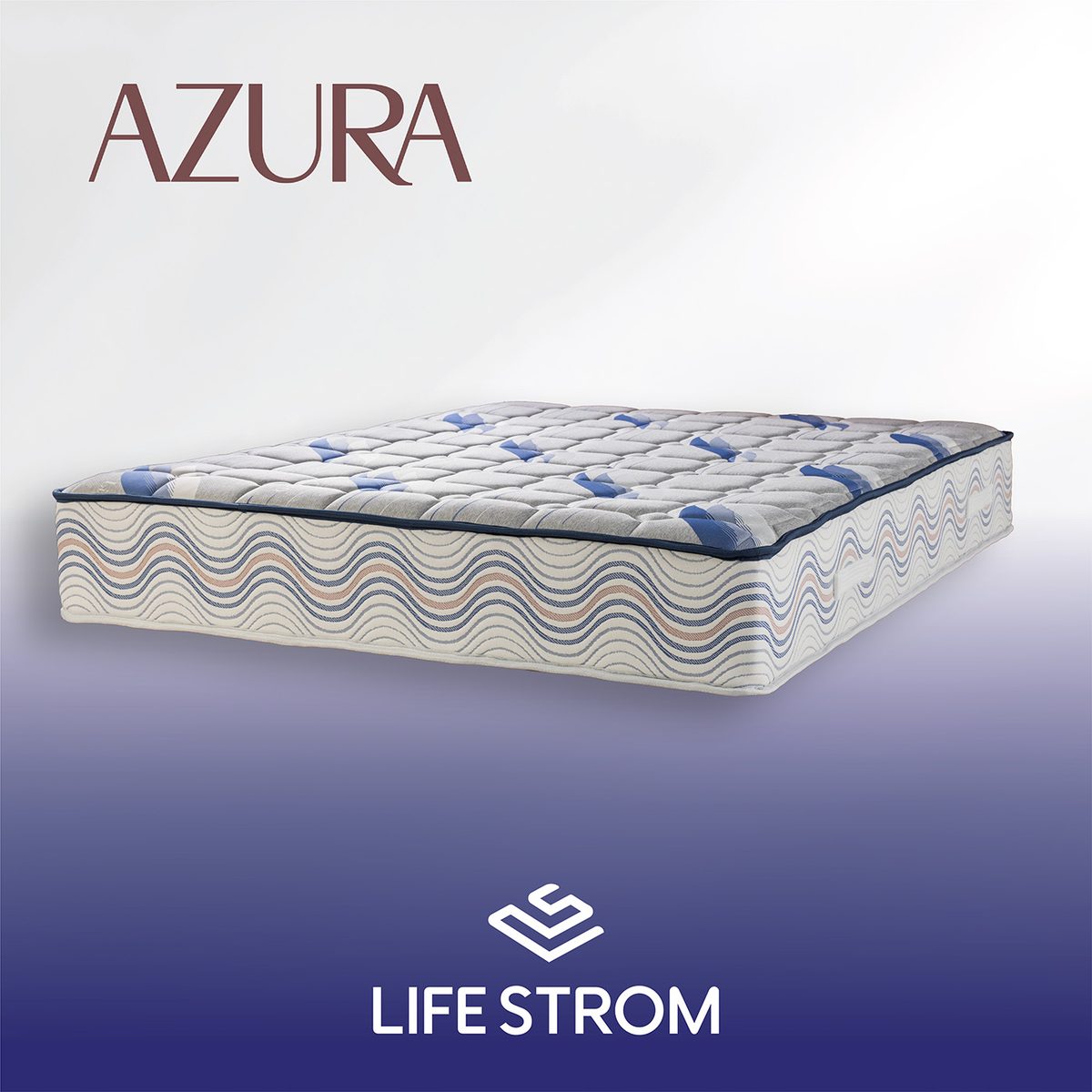 Στρώμα AZURA Double Sense — ανατομικό pocket spring
